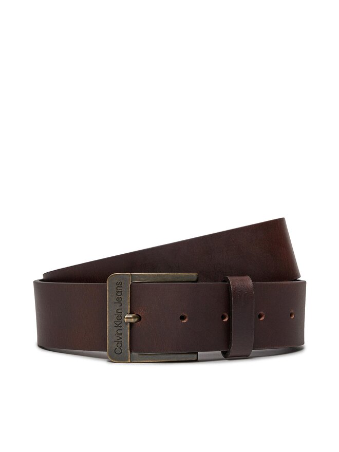 Calvin Klein Jeans Pánský pásek Calvin Klein Jeans J 4Cm Ckj Belt K50K510065 Hnědá