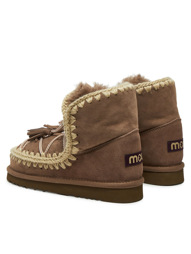 Mou Sněhule Mou Eskimo Scoubidoo Lace FW101124A Hnědá