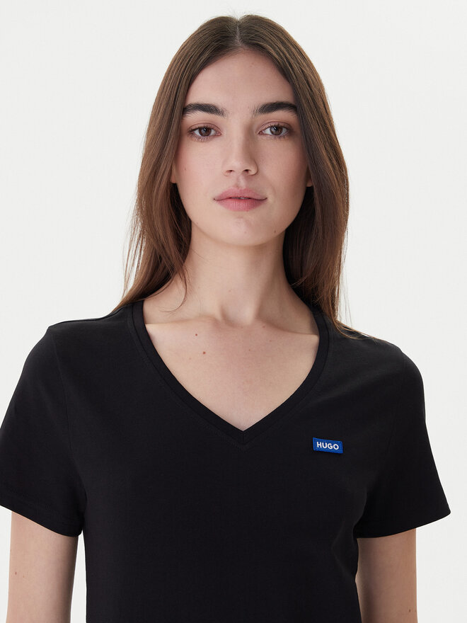 HUGO HUGO T-Shirt Classic 50513667 Schwarz Slim Fit