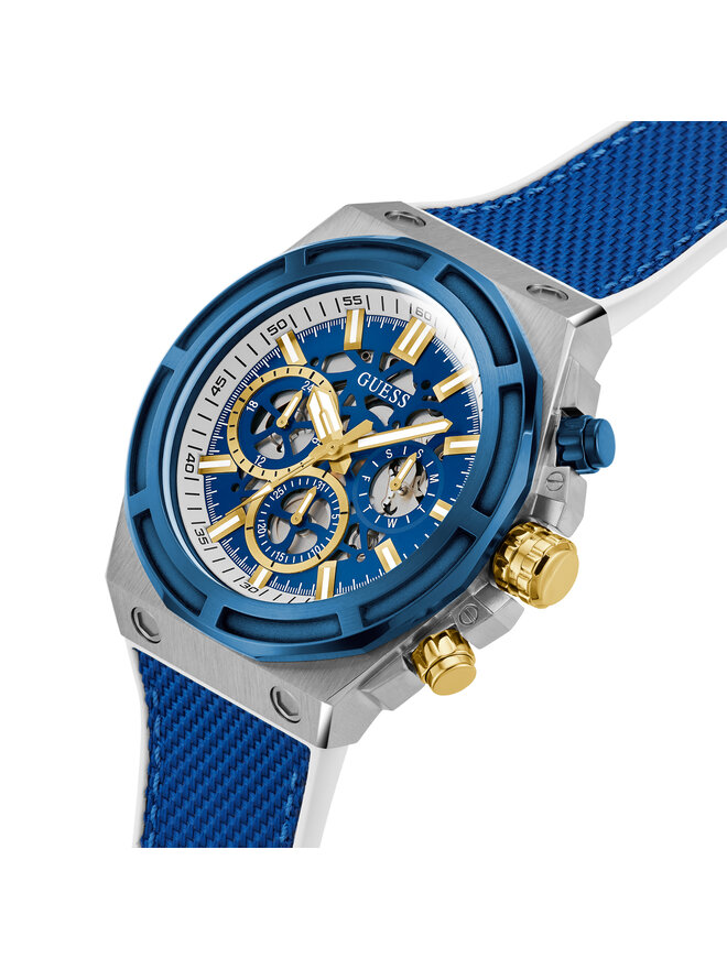 Guess Zegarek Guess Masterpiece GW0713G1 Granatowy