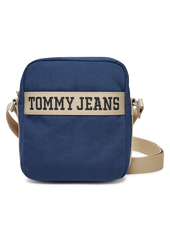 Tommy Jeans Válltáska Tommy Jeans Retro Cool Reporter AM0AM13277 Sötétkék