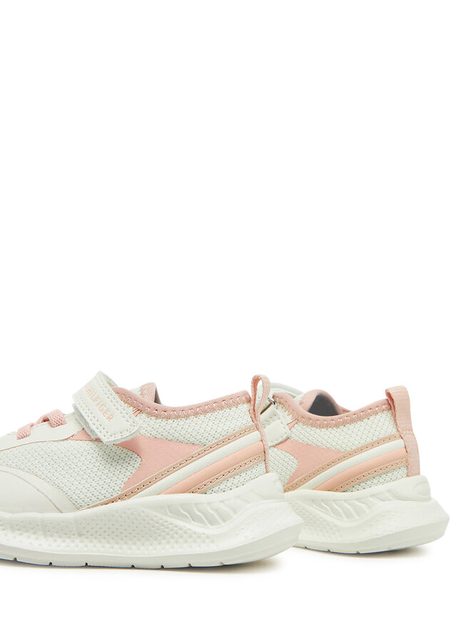 Tommy Hilfiger Sneakersy Tommy Hilfiger Low Cut Lace-Up/Velcro Sneaker T1A9-33755-1697 M Biały