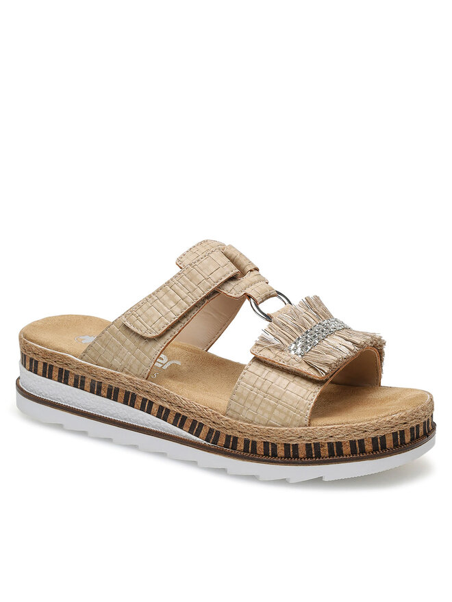 Rieker Papucs Rieker V79K8-60 Bézs