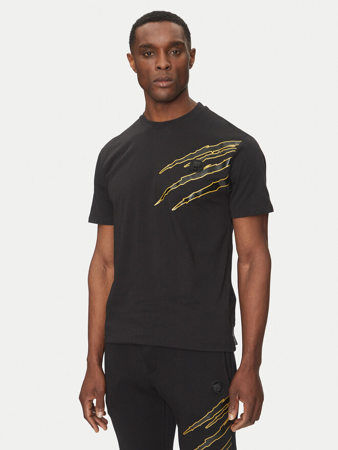 Plein Sport Plein Sport Camiseta SAEC MTK8019 STE001N Negro Regular Fit