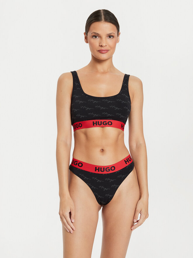 HUGO Hugo Stringtanga 50515199 Schwarz