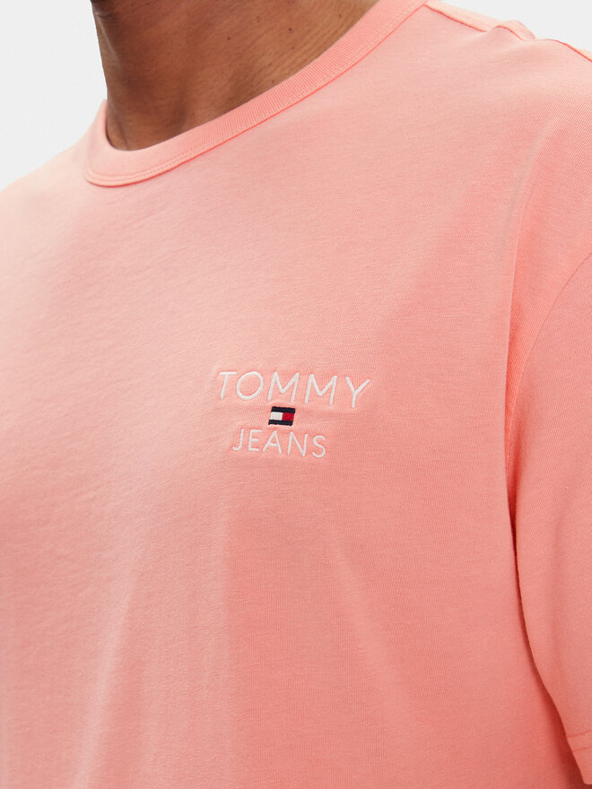 Tommy Jeans Tommy Jeans Marškinėliai DM0DM18872 Rožinė Regular Fit