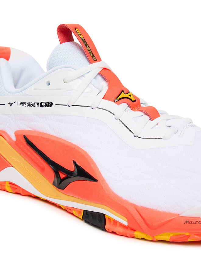 Mizuno Batai uždaroms aikštelėms Mizuno Wave Stealth Neo 2 X1GA2400 Oranžinė