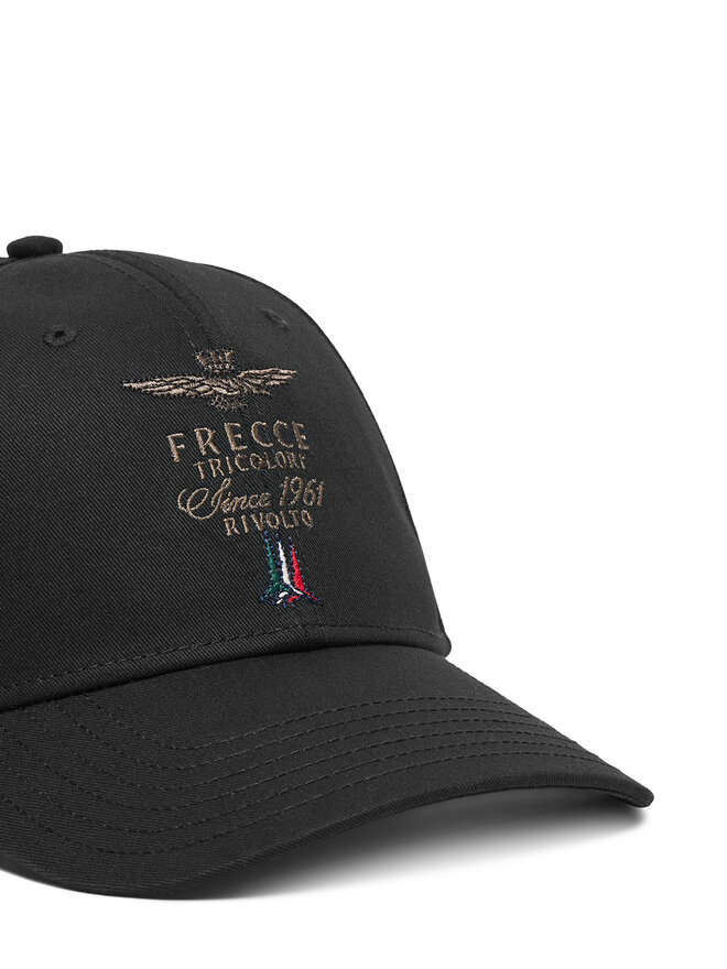 Aeronautica Militare Kepurė su snapeliu Aeronautica Militare 252HA1132UCT02261 Juoda
