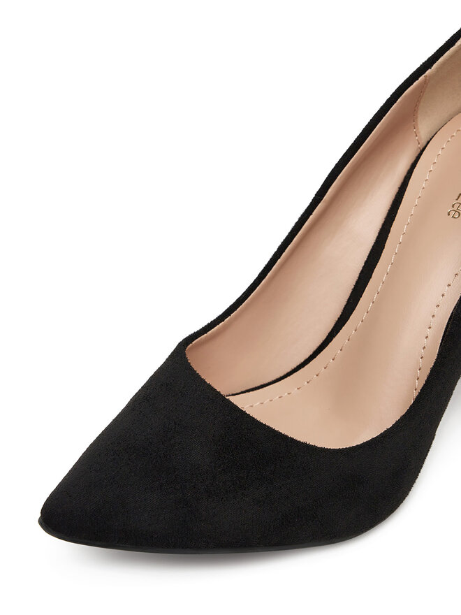 DeeZee Czółenka DeeZee LB9901-BLACK SU Czarny