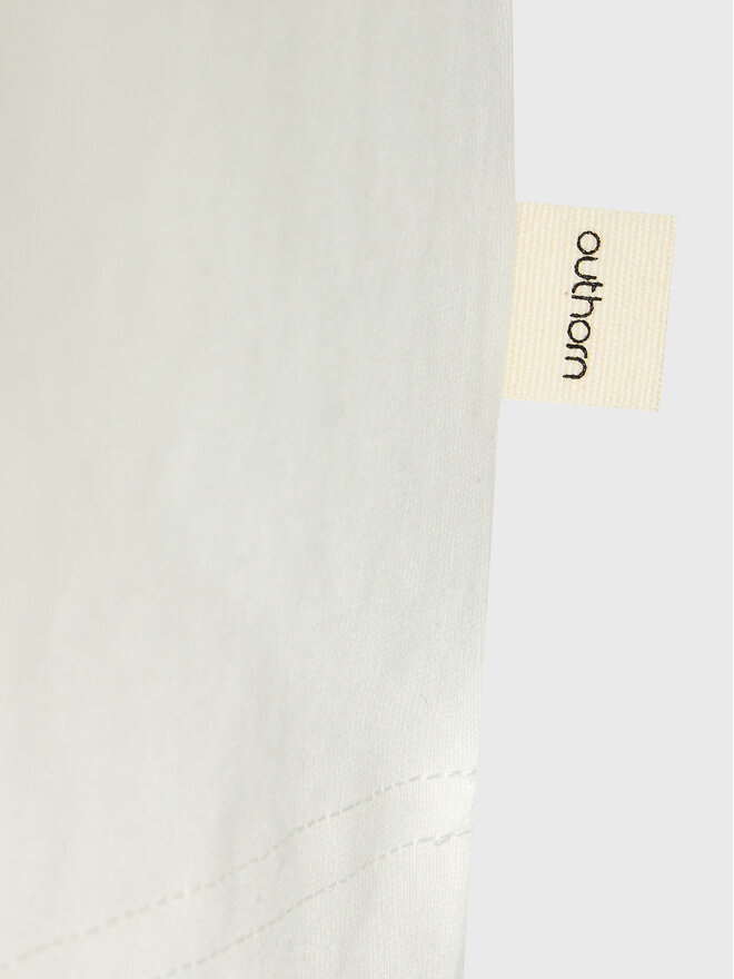 Outhorn Outhorn Camiseta OTHAW23TTSHF0838 Blanco Regular Fit