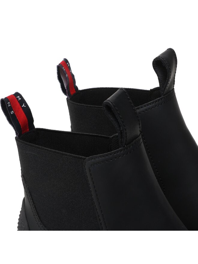 Tommy Jeans Челсі Tommy Jeans Tjw Rubber Rain Boot EN0EN02234 Чорний