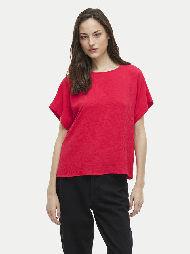 Vila Vila Camiseta Josa 14101663 Rosa Regular Fit