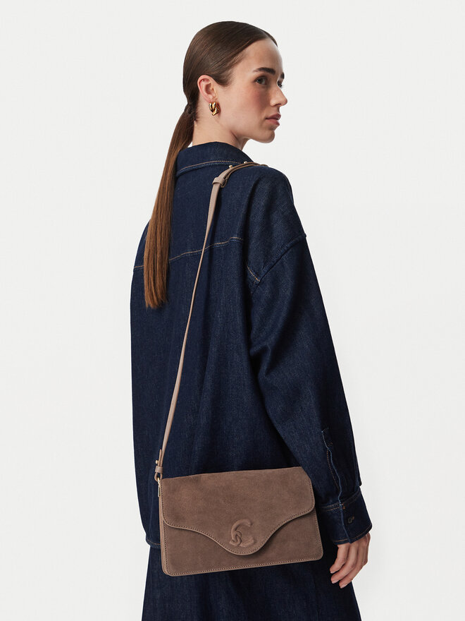 Coccinelle Handtasche Coccinelle VJG Coccinelle C-Me Soft. SU.BI E1 VJF 12 02 01 Dunkelbeige