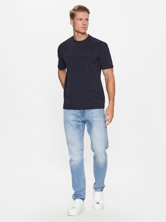 Guess Guess Marškinėliai Z2YI11 J1314 Tamsiai mėlyna Regular Fit