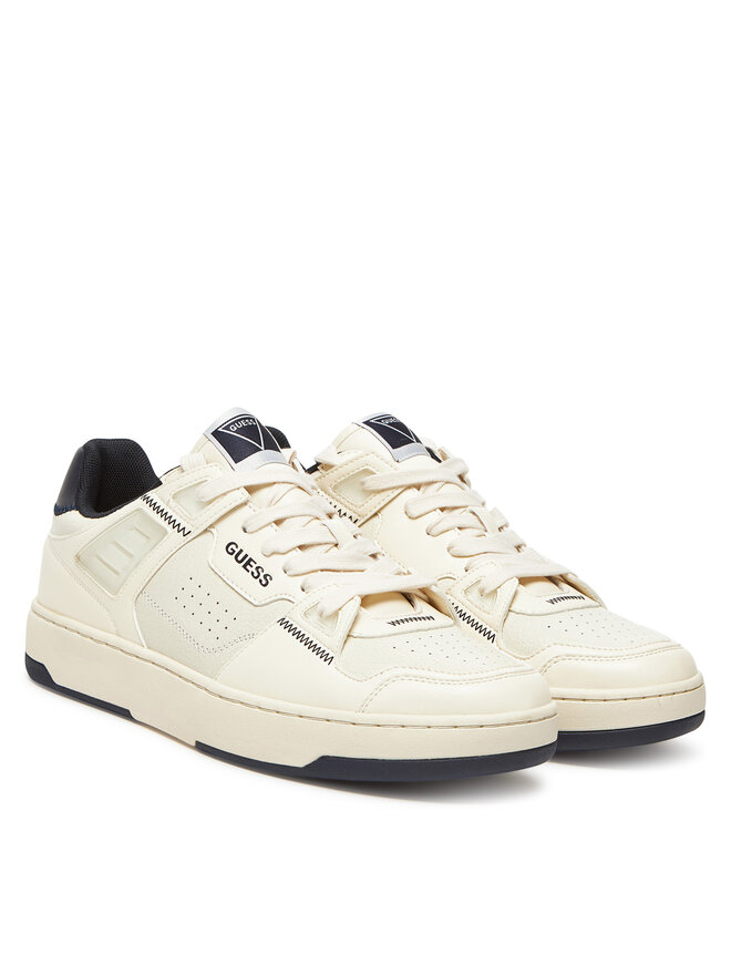 Guess Sneakersy Guess FMTVIN-ELE12 Écru