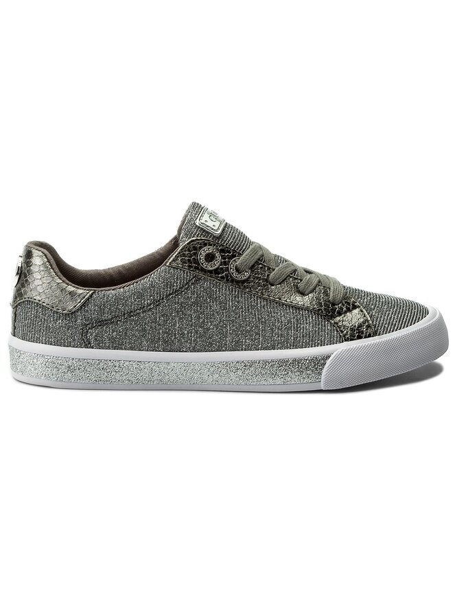 Sneakers aus Stoff Guess Meggie FLMEG1 FAM12 Silberfarben eschuhe