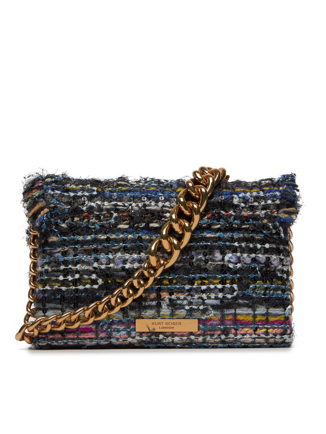 Kurt Geiger Geantă Kurt Geiger 690-Mini Kensington Long Flap 9943185609 Bleumarin