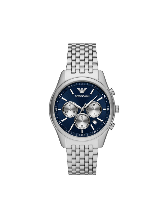 Emporio Armani Zegarek Emporio Armani Antonio AR11582 Srebrny