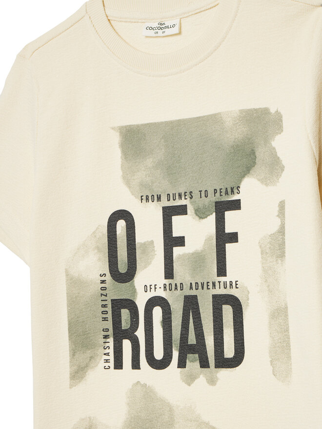 Coccodrillo Coccodrillo Camiseta WC5143203WBJ Beis Regular Fit