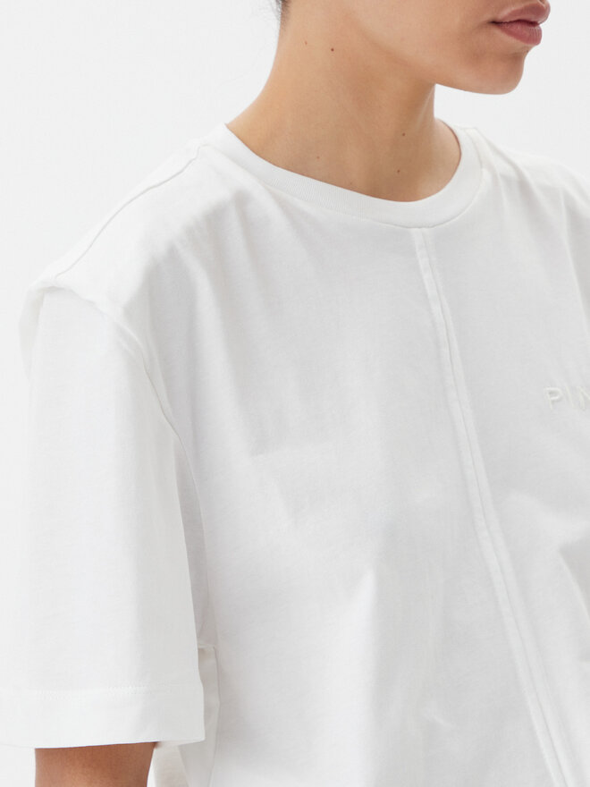 PINKO PINKO T-Shirt Tuca 105015 A2ID Weiß Regular Fit