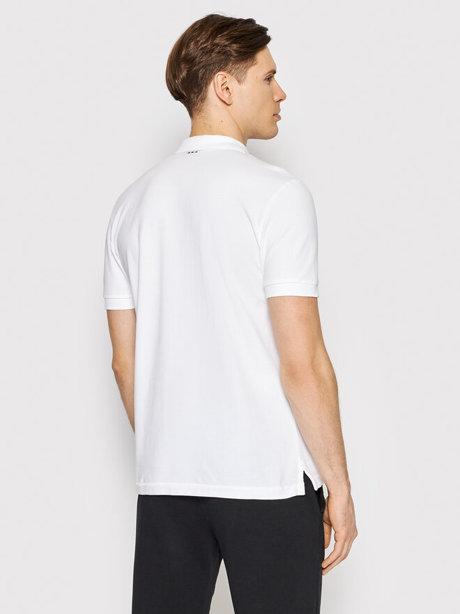 Napapijri Napapijri Polo Elbas NP0A4GDL Λευκό Regular Fit