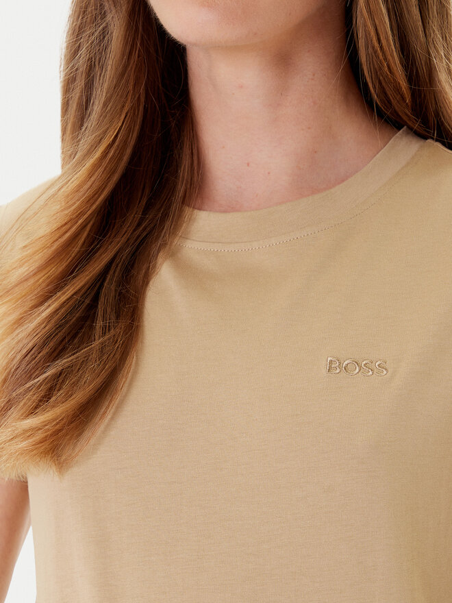BOSS BOSS T-Shirt C_Esogo_1 50506973 Beige Slim Fit