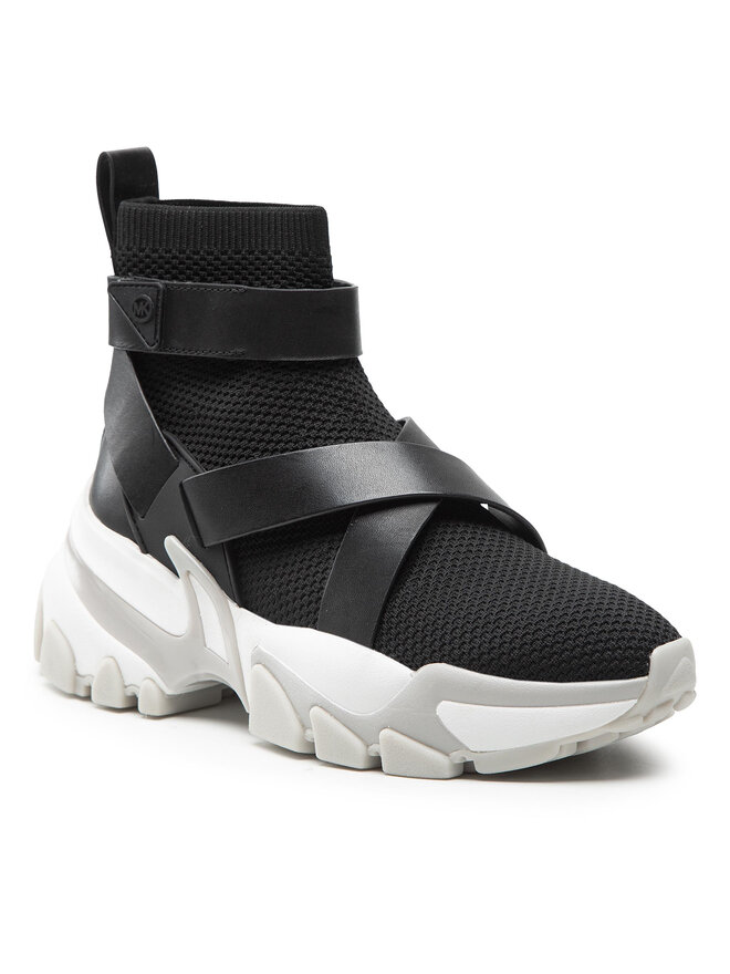 MICHAEL Michael Kors Αθλητικά MICHAEL Michael Kors Nick Strap Bootie 43T2NIFE6D Μαύρο