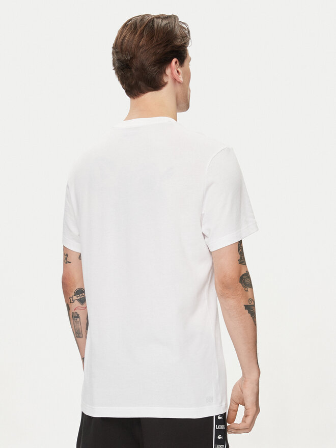 Lacoste Lacoste Marškinėliai TH2042 Balta Regular Fit