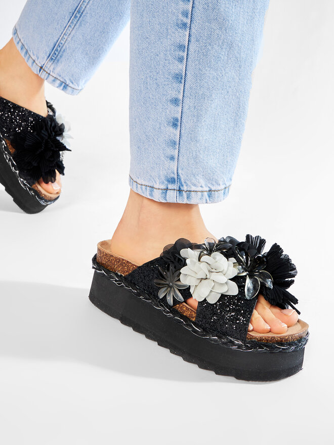 Colors Of California Espadrilles Colors Of California HC.BES041 Schwarz