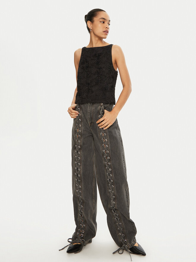 ROTATE ROTATE Top 113614 Schwarz Regular Fit