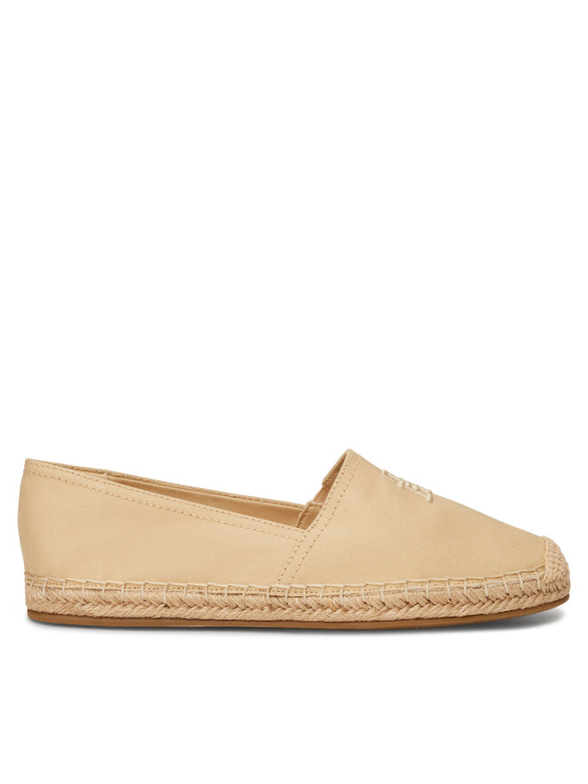 Tommy Hilfiger Еспадрили Tommy Hilfiger Embroidered Flat Espadrille FW0FW07721 Бежов