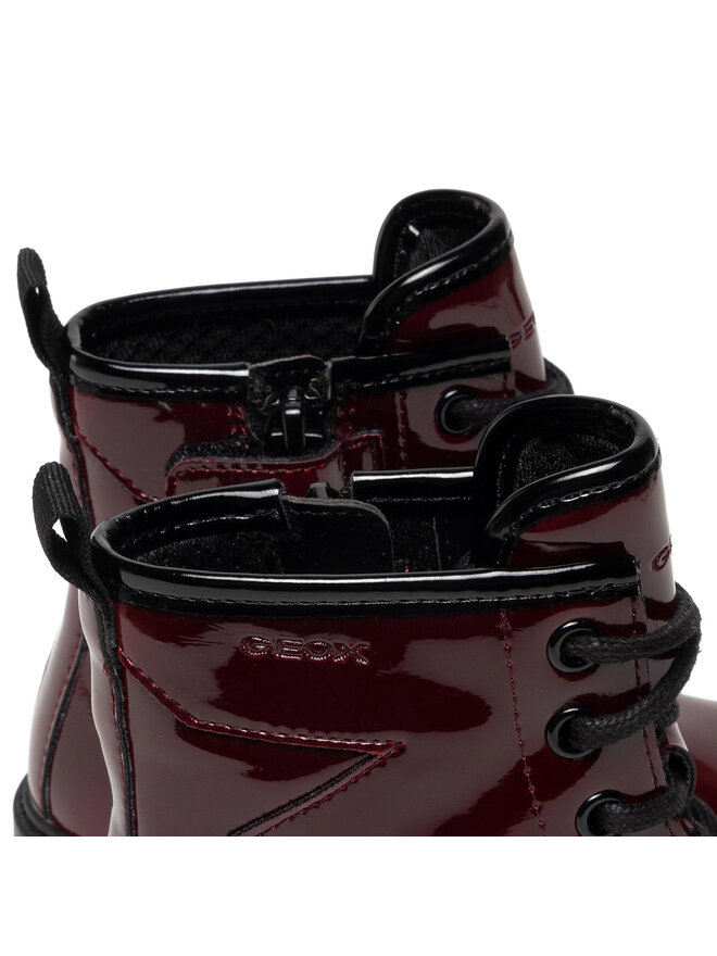 Geox Schnürstiefeletten Geox J Casey G. G J9420G 0003X C7005 M Dunkelrot