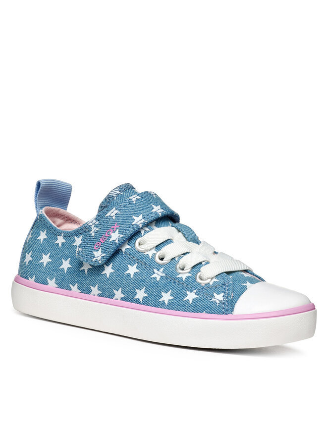 Geox Sneakers aus Stoff Geox J Gisli J454NA 000AN C4008 S Blau