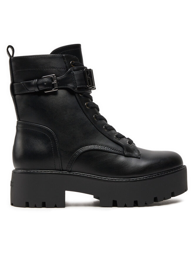 Guess Polokozačky Guess Vaires FLTSOM ELE10 Černá