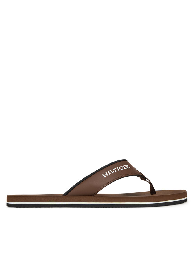 Tommy Hilfiger Σαγιονάρες Tommy Hilfiger Padded Comfort Hilfiger B Sandal FM0FM05440 Καφέ