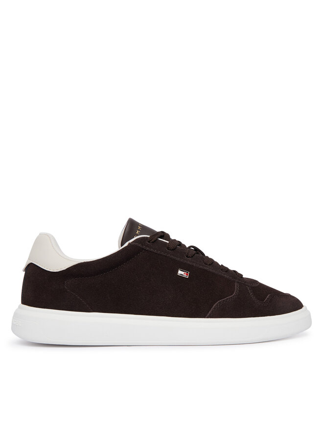 Tommy Hilfiger Sneakers Tommy Hilfiger Icon Court Light Leather FW0FW09593 Dunkelbraun