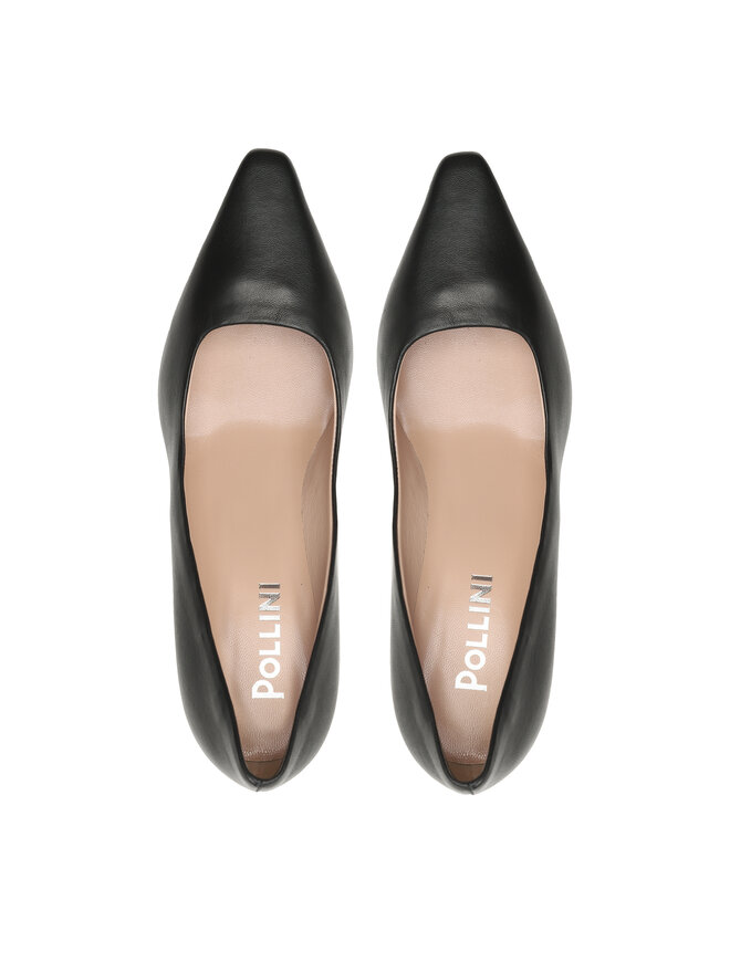 Pollini Pantofi cu toc subțire Pollini SA10257C1GTE0000 Negru