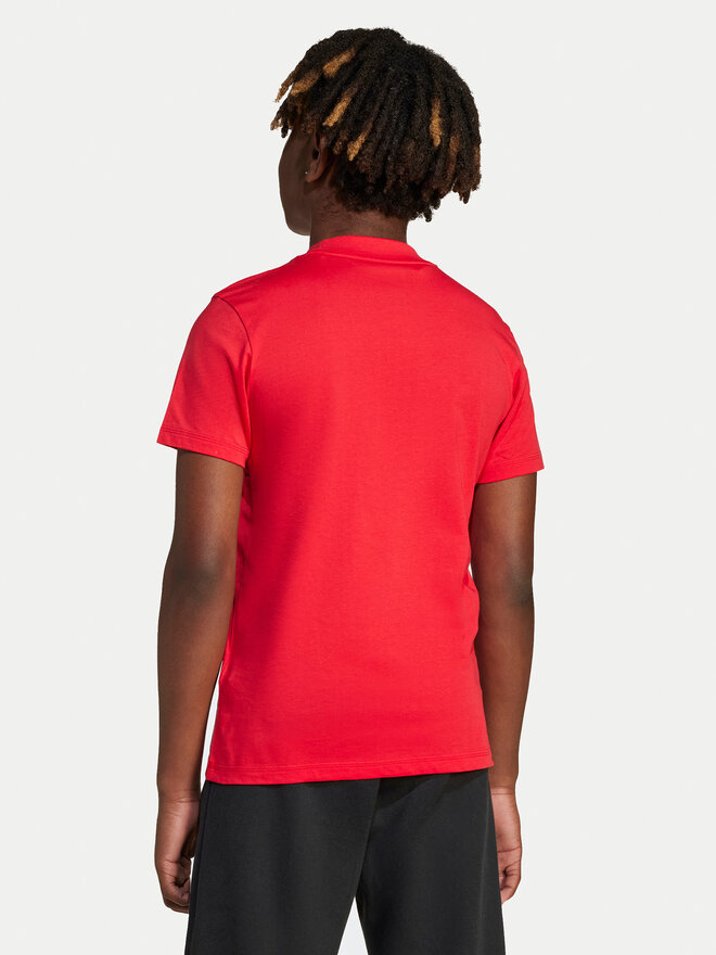 adidas adidas Marškinėliai Essentials JC9664 Raudona Regular Fit