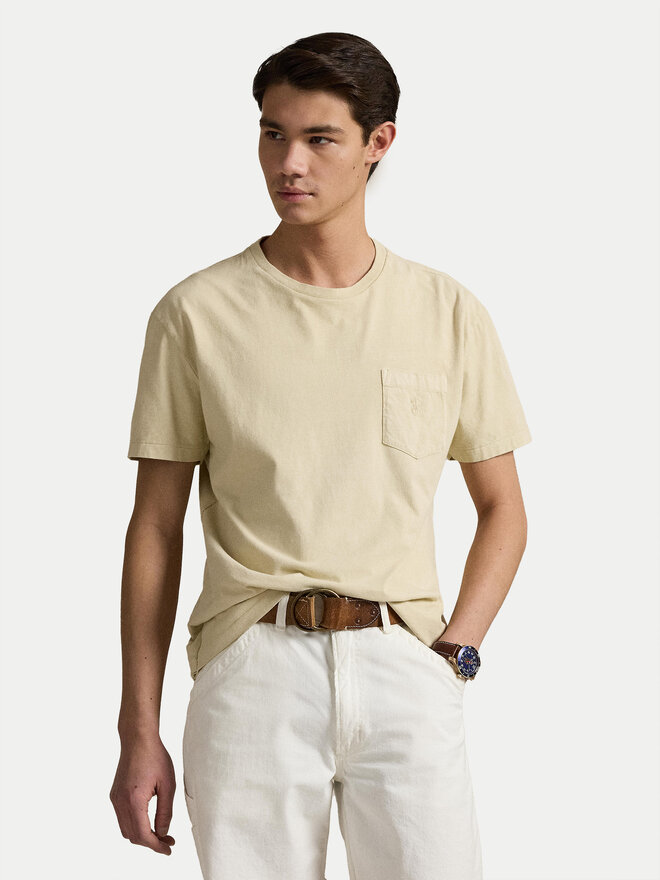 Polo Ralph Lauren Polo Ralph Lauren Camiseta 710969628007 Beis Custom Slim Fit