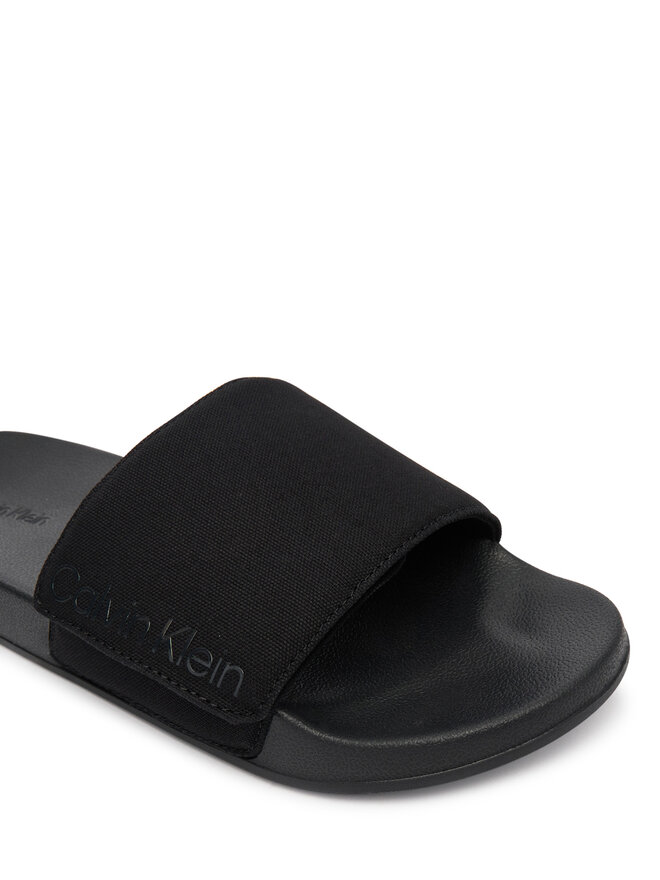 Calvin Klein Pantoletten Calvin Klein Ess Slide Adj Monobrand Cv HM0HM02115 Grün