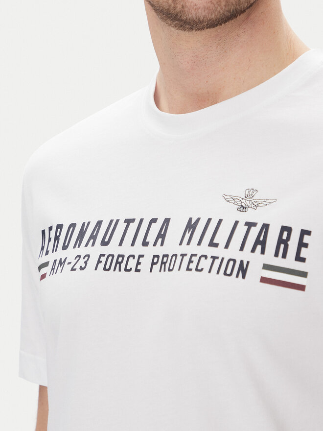 Aeronautica Militare Aeronautica Militare T-Shirt 251TS1942J538 Weiß Regular Fit