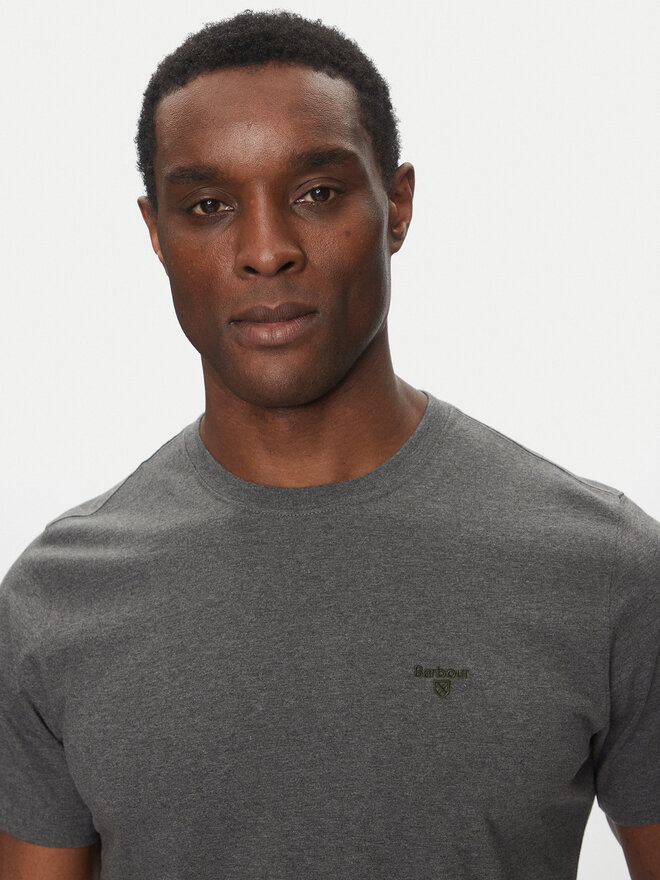 Barbour Barbour Футболка Essential Sports MTS0331GY73 Сірий Tailored Fit