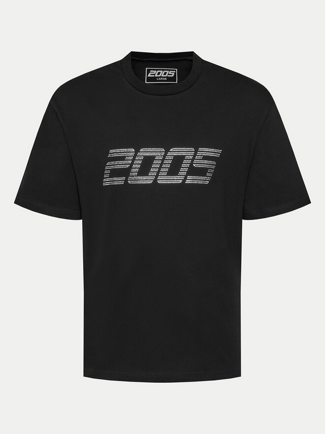 2005 2005 T-Shirt Unisex Signature Tee Schwarz Relaxed Fit