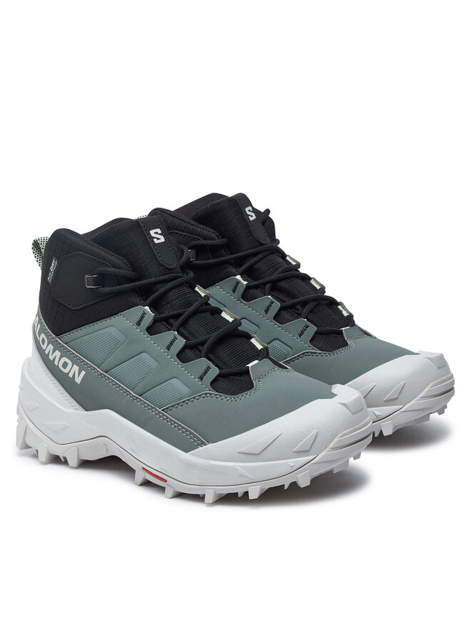 Salomon Bakancs Salomon Crosstrak Waterproof L47570400 Zöld