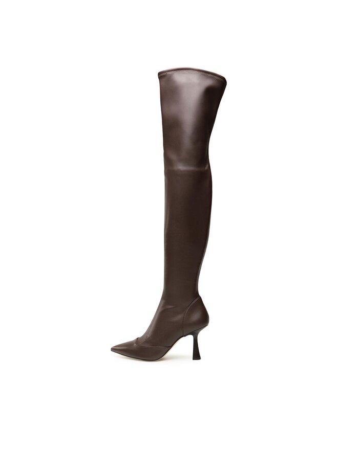 MICHAEL Michael Kors Cizme lungi muschetar MICHAEL Michael Kors Clara Boot 40F3CLMB5L Maro