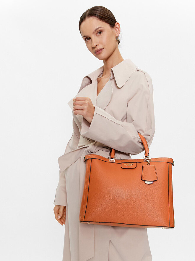 Handtasche Guess Eco Angy (EVG) HWEVG8 96523 Braun | eschuhe.de