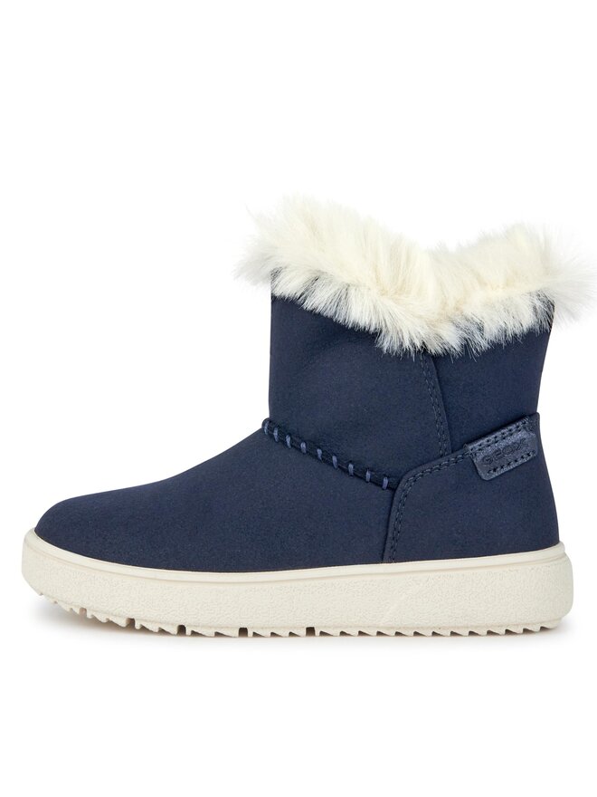 Geox Kozačky Geox J Theleven Girl J36HUD 000AU C4021 S Tmavomodrá
