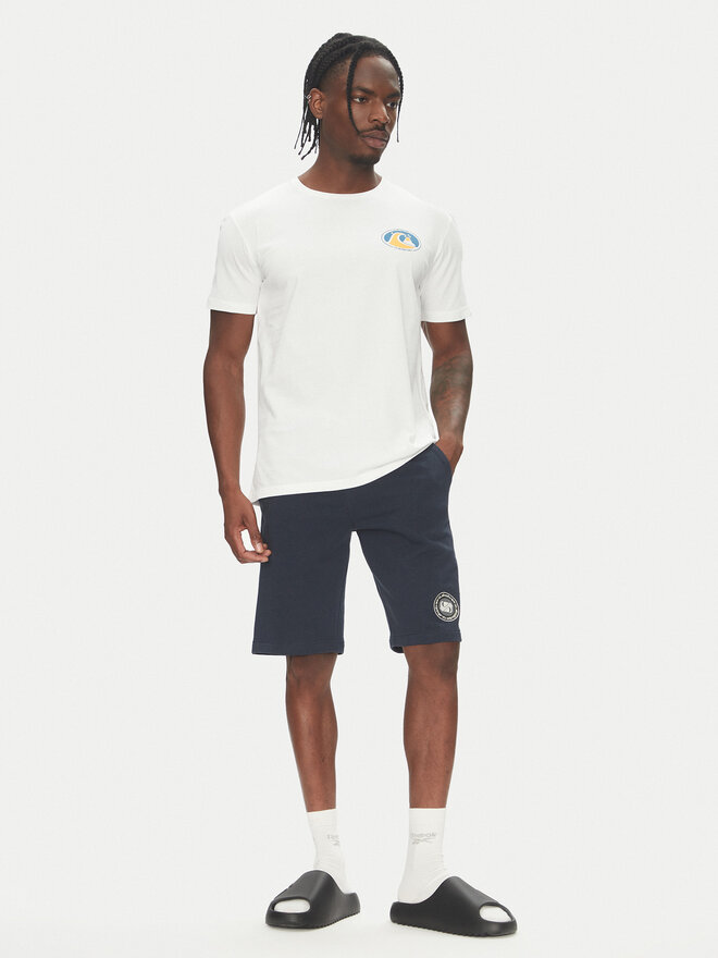 Quiksilver Quiksilver Marškinėliai Ev Flower Chaos Ss EQYZT08050 Balta Regular Fit