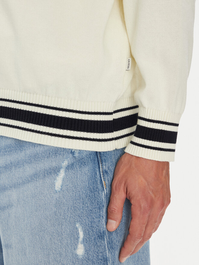 Guess Jeans Guess Jeans Pullover M5YR21 Z3HM1 Écru Regular Fit