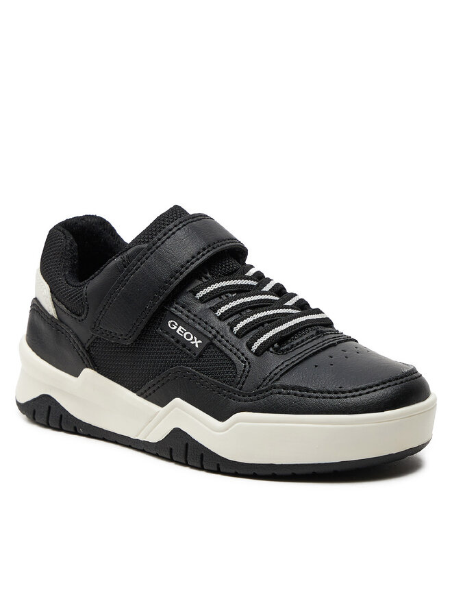 Calzado Infantil Cierre Velcro Y Cordón Geox J Perth Boy B, Zapatillas Altas Para Niños, Transpirables Y Con Suela Antihuellas Zapatillas Altas Niños Geox Perth